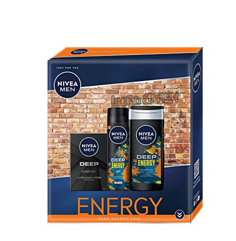 Kazeta Nivea Men Deep Energy VPH,deo,spg | Kosmetické a dentální výrobky - Pánská kosmetika - Dárkové kazety Kazeta Nivea Men Deep Energy VPH,deo,spg | Kosmetické a dentální výrobky - Pánská kosmetika - Dárkové kazety